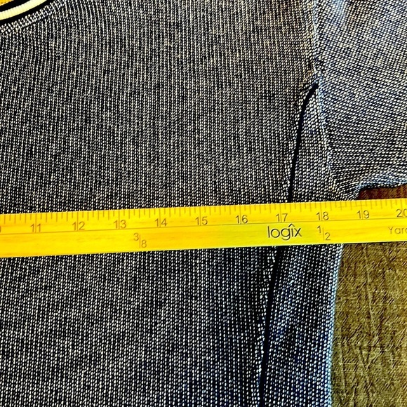 VINEYARD VINES SWEATSHIRT DRESS SZ XXS NAVY WHITE MARLED COTTON STRETCHY - Picture 7 of 12